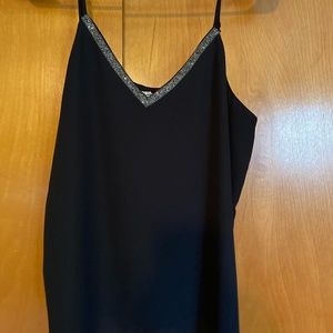 Jeweled Vneck tank